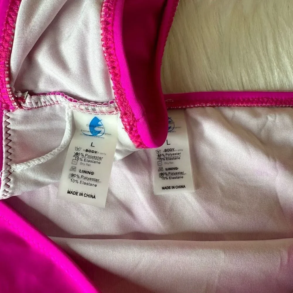 Hot Pink Bikini Size Large - Picture 5 of 12